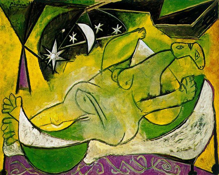 A reclining female nude 