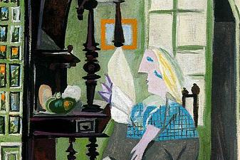 Woman by the dresser