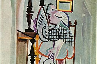 Woman by the dresser