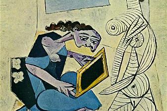 Woman in the interior