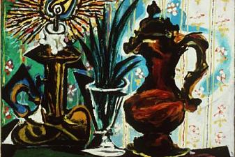 Still life with candle