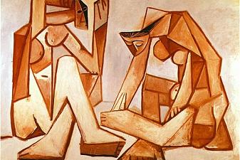 Two women on the beach