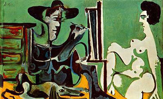 Painter and his model 