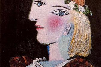 Portrait of Marie-Thérèse Walter with garland