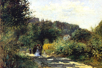 A Road in Louveciennes