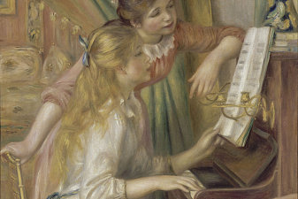 Young Girls at the Piano