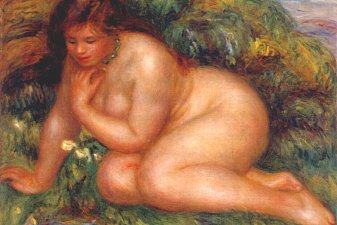 Bather Admiring Herself in the Water