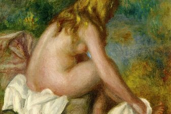 Bather, Seated Nude