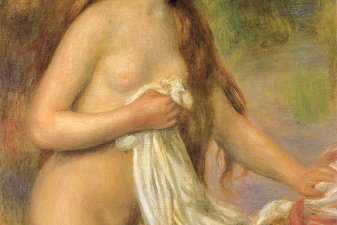 Bather with Long Hair