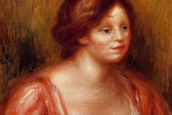 Bust of a Woman in a Red Blouse
