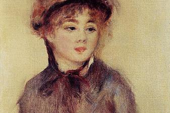 Bust of a Woman Wearing a Hat