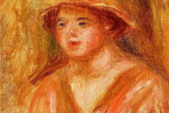 Bust of a Young Girl in a Straw Hat