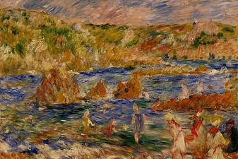 Children on the Beach at Guernsey