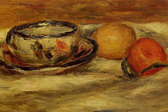 Cup, Lemon and Tomato