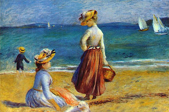 Figures on the Beach