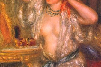 Gabrielle at the mirror