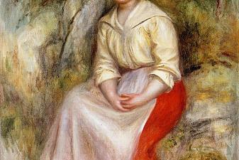 Gabrielle in a Straw Hat