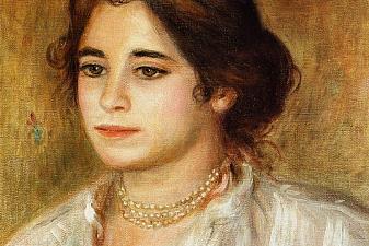 Gabrielle Wearing a Necklace