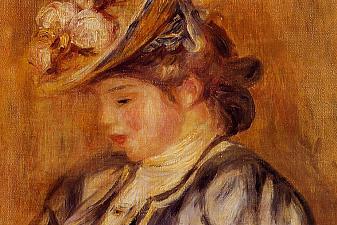 Girl in a Flowery Hat