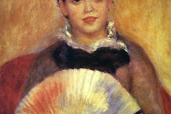 Girl with a Fan ( Alphonsine Fournaise)