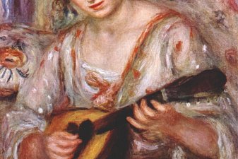 Girl with a mandolin