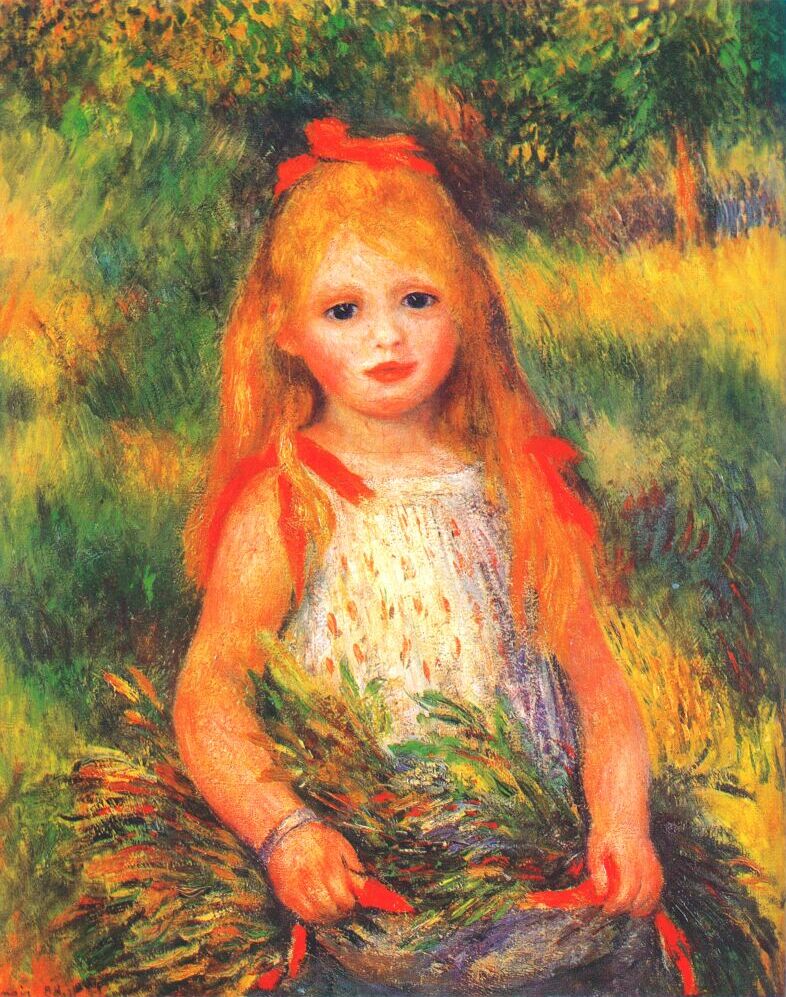 Girl with Flowers 