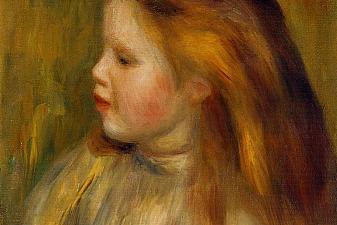 Head of a Little Girl in Profile