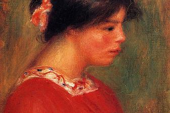 Head of a Woman in Red