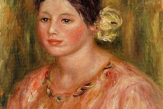 Head of a Young Girl in Red