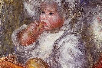 Jean Renoir in a Chair (Child with a Biscuit)