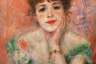 Jeanne Samary in a Low Necked Dress