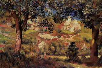 Landscape in La Roche Guyon