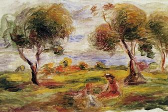 Landscape with Figures at Cagnes