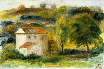 Landscape with White House