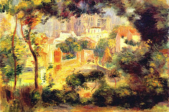 Looking out at the Sacre Coeur