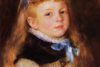 Mademoiselle Grimprel in a Blue Ribbon