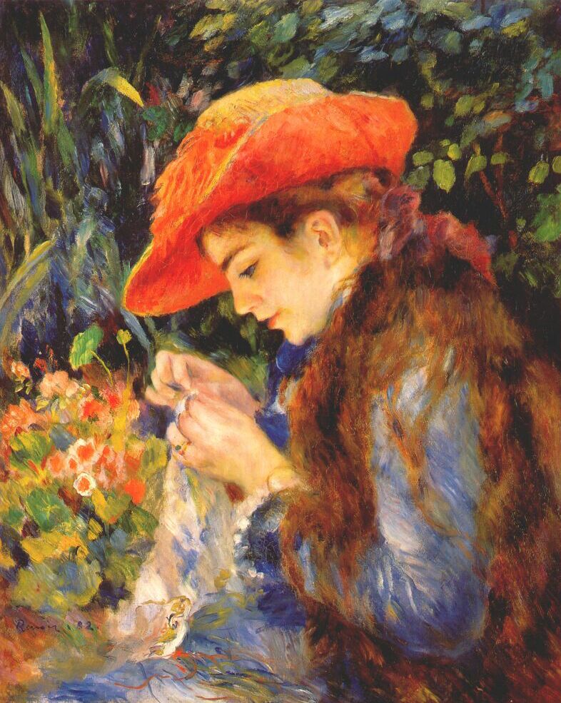 Marie Therese durand ruel sewing