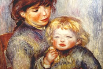 Maternity (child with a biscuit)