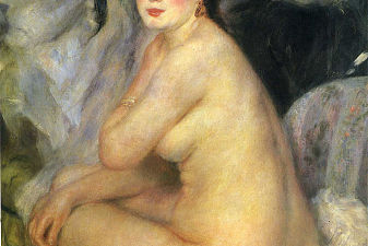 Nude Seated on a Sofa