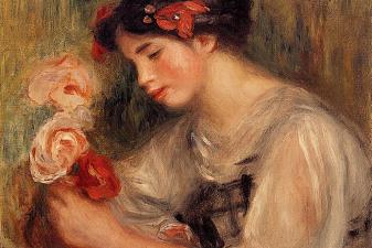 Portrait of Gabrielle (Young Girl with Flowers)