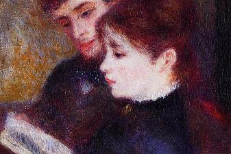 Reading Couple (Edmond Renoir and Marguerite Legrand)