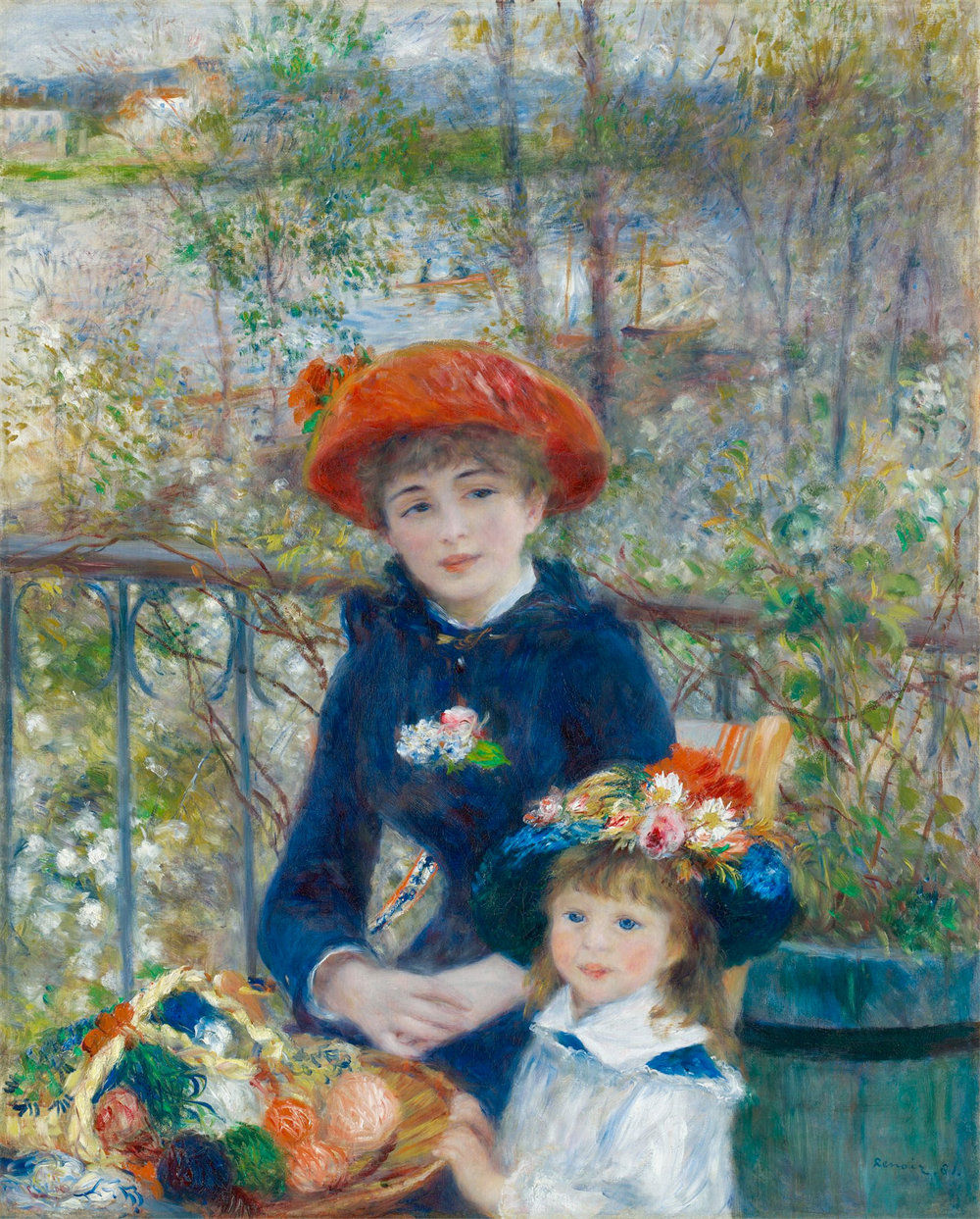 On the terrace