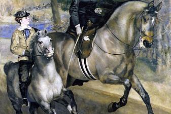 Riding in the Bois de Boulogne (Madame Henriette Darras or The Ride)