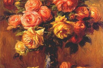 Roses in a Vase