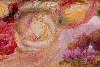 Roses with a Landscape