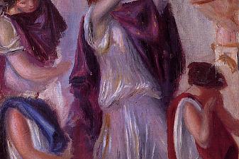 Women's Antique Scene at Peplums