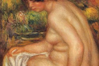 Seated Nude in Profile (Gabrielle)