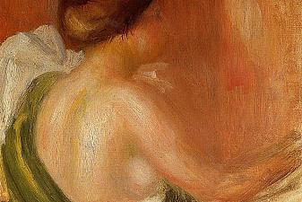 Seated Woman in a Green Robe