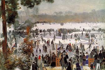 Skaters in the Bois de Boulogne