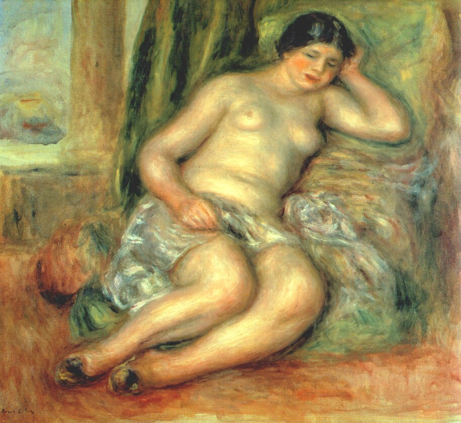 Sleeping Odalisque (Odalisque with Babouches) 